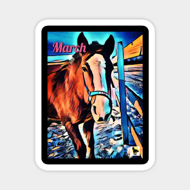 March Magnet by SunshineHorses