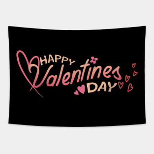 Happy Valentines Day Tapestry