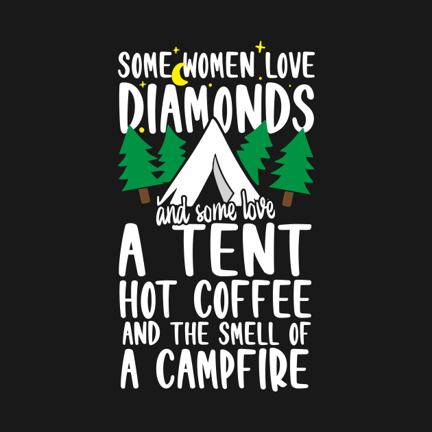 Women Camping by thingsandthings