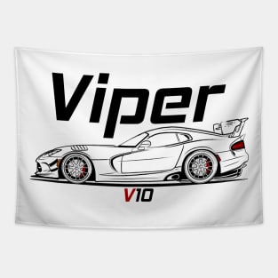 Racing Viper Muscle V10 Legend Tapestry