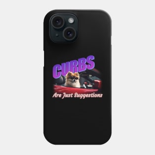 Curbs Are Just Suggestions Meme Phone Case