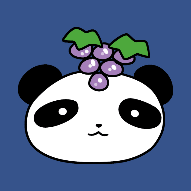 Grapes Panda Face by saradaboru