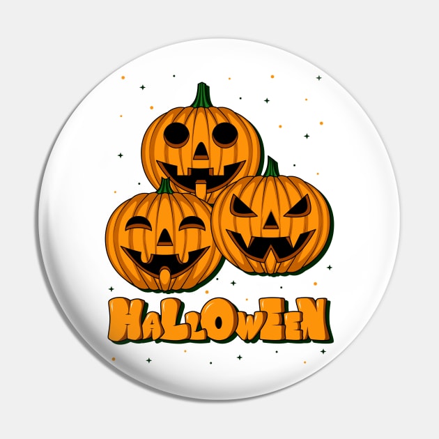 HALLOWEEN DAY Pin by canzyartstudio