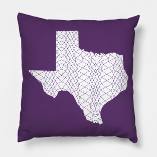 Texas Horned Frog Pattern Pillow