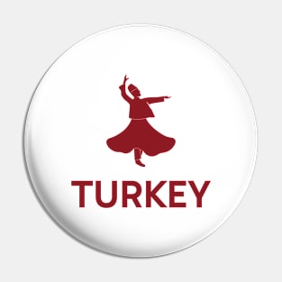 Turkey National Symbol Pin