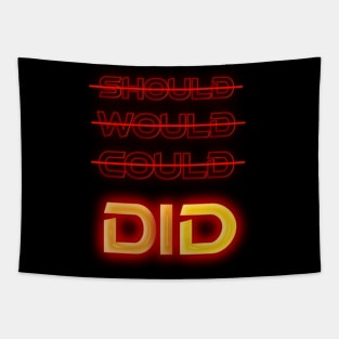 Fasbytes Motivational Quote 'DID' Tapestry