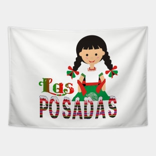 Las Posadas Mexican Christmas Celebration Tapestry