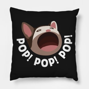 Popping Cat Meme Pillow