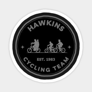 Hawkins Cycling Team II - Black - Funny Magnet