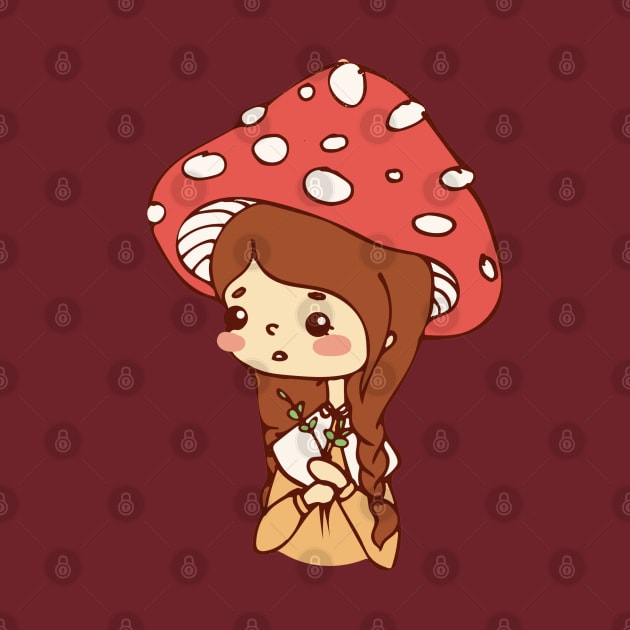 fly-agaric girl by PicMar