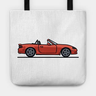 Velocity Red Mazdaspeed Miata top-down Tote