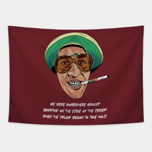 Fear and Loathing in Las Vegas (with quote) Tapestry