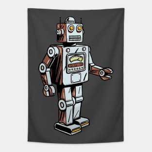 Retro Robot Tapestry