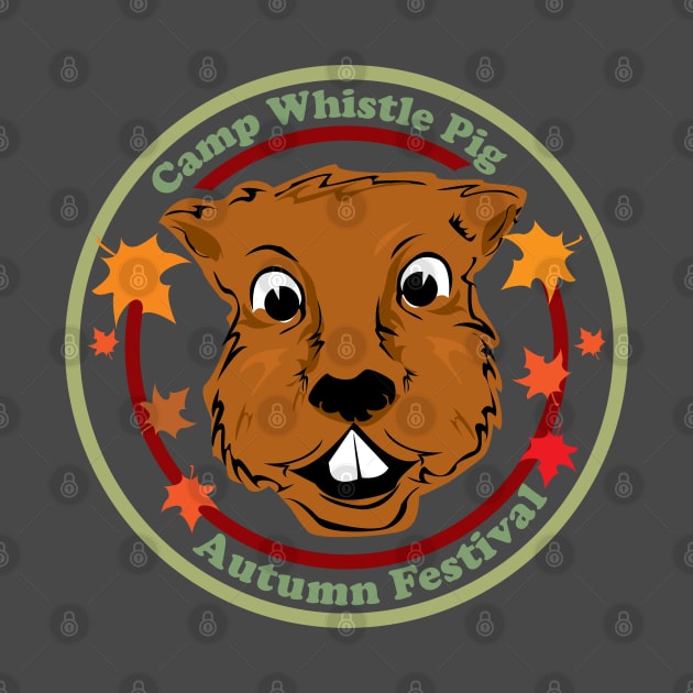 Camp Whistle Pig | Autumn Festival | Colors by Sandi Van Winkle_Illustration