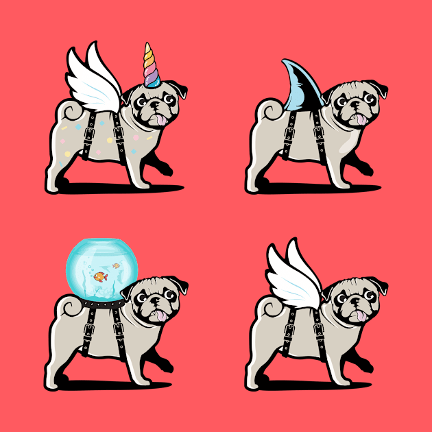 PUGS by Vin Zzep