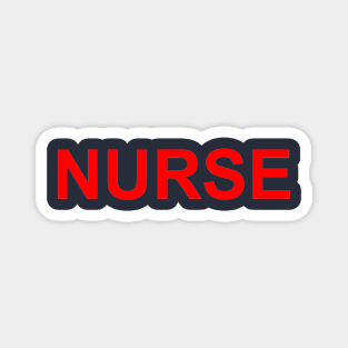 Nurse | T-shirt for Nursing Staff | Print on back Magnet