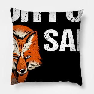 O for Fox Sake Pillow