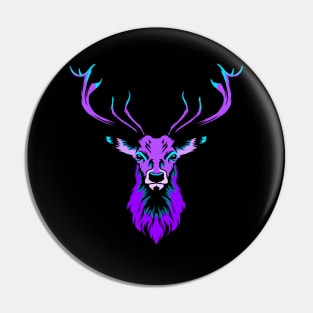 Neon Stag Pin