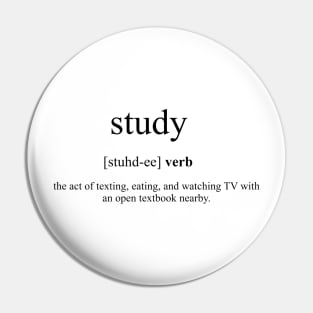 Study Definition | Dictionary Collection Pin