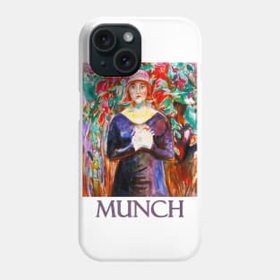 Model in the Garden by Edvard Munch Phone Case