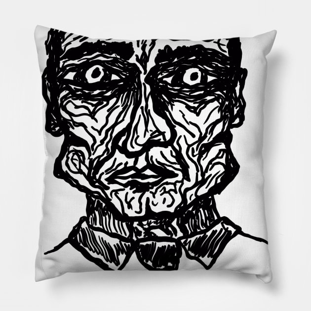 No More Corporate Slavery - Instant Death Pillow by FrankenDrac Clothing