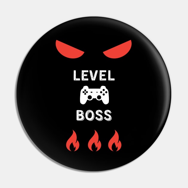 Level boss Pin by Shirt Vibin