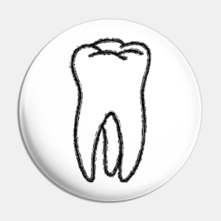 Tooth art Pin