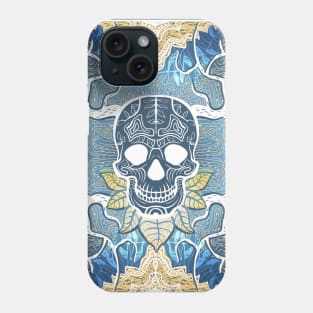 beautiful skull with patterns Phone Case