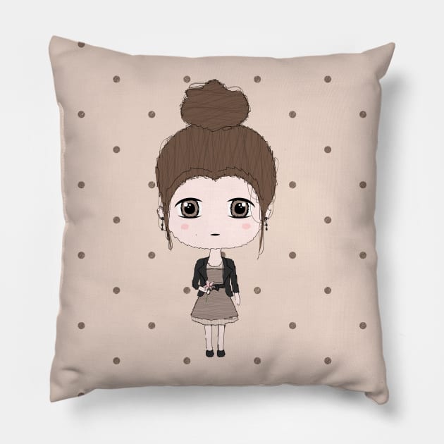 Virgo Girl Pillow by TheBanannaTheory