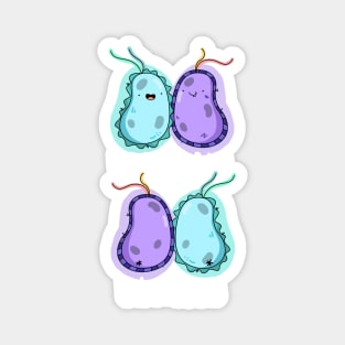 Fronteria Bacteria Cute Biology Pun Magnet