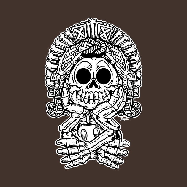 Adorable Aztec Death God by ZugArt01