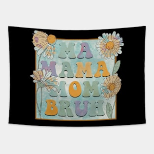 Ma Mama Mom Bruh Water Color Tapestry