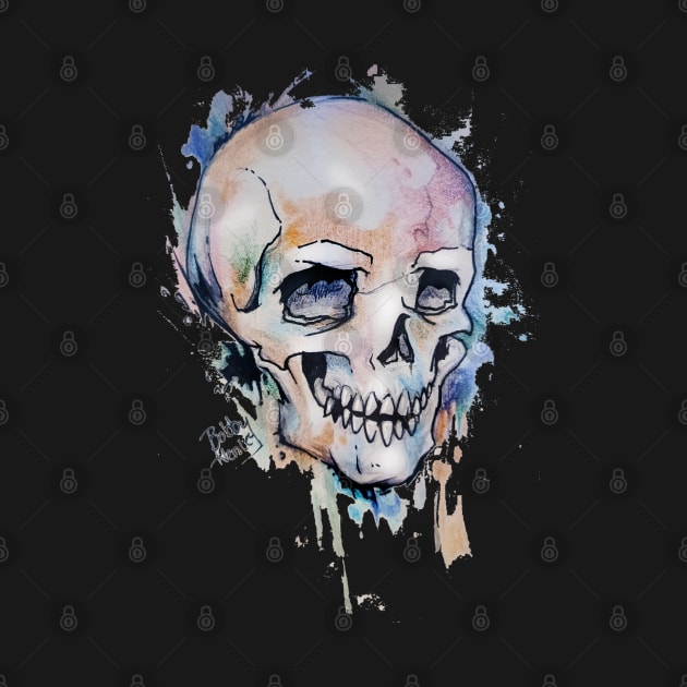 Henley Skull design #1 by Illustratorator