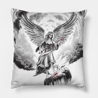 Aphrodite the Goddess of Love Taking a Man's Heart Pillow