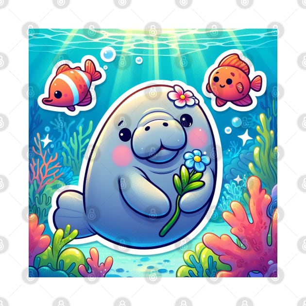 Baby Manatee by dinokate