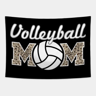 Volleyball Mom Leopard Lover Mother Tapestry