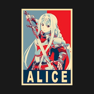 Alice Zuberg Poster - Sword art online T-Shirt