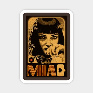 Mia W. Vintage Ticket Magnet