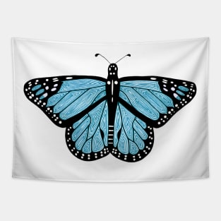 Blue Butterfly Tapestry