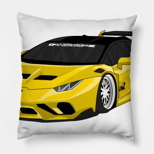 lamborghini huracan GOLD Pillow