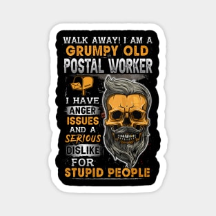 Grumpy Old Postal Worker Magnet