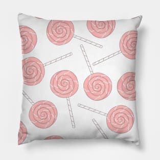 Pink Swirls Pillow