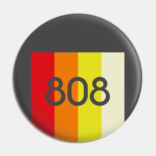 TR-808 STRIPES & FONT #4 Pin