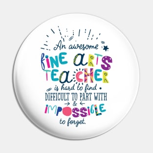 An Awesome Fine Arts Teacher Gift Idea - Impossible to forget Pin