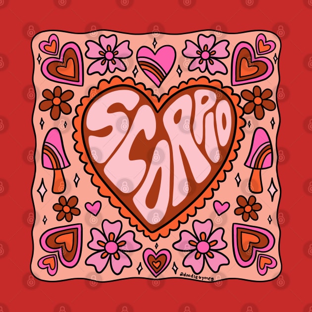 Scorpio Heart by Doodle by Meg