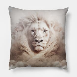 Lion Nature Outdoor Imagine Wild Free Pillow