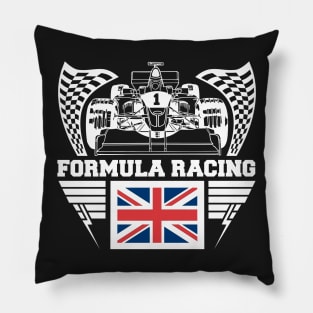 British Formula Racing Pillow