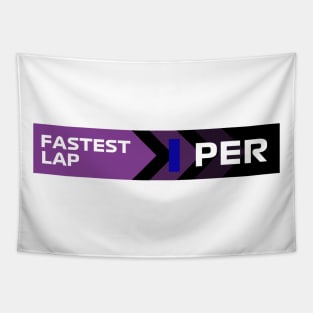 Sergio Perez Fastest Lap F1 Tapestry