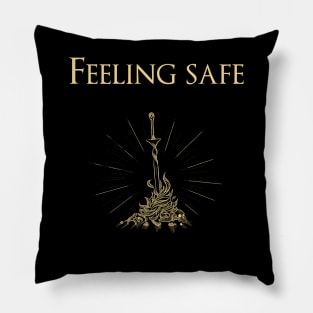 Feeling safe Pillow