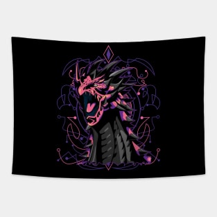 dragon head angry Tapestry